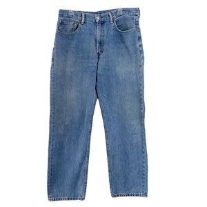 Levi’s 550 35x32 100% Cotton Relaxed Fit Stonewash Straight Leg Mens Denim Jeans
